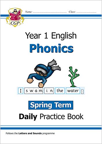 KS1 Phonics Year 1 Daily Practice Book: Spring Term (CGP Year 1 Daily Workbooks) von Coordination Group Publications Ltd (CGP)